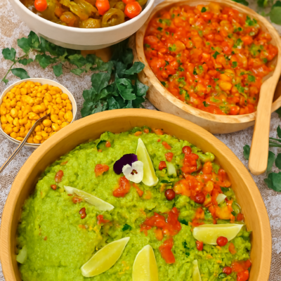 guacamole - Tomatensalsa - Mais